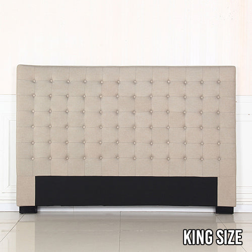 Calyx Headboard King Size Beige