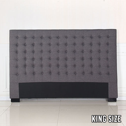 Calyx Headboard King Size Charcoal