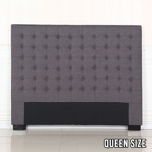 Calyx Headboard Queen Size Charcoal