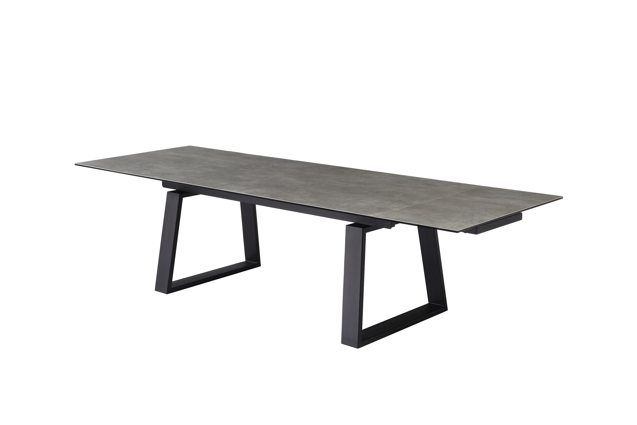 Brinley Extension Dining Table Andesite Ceramic