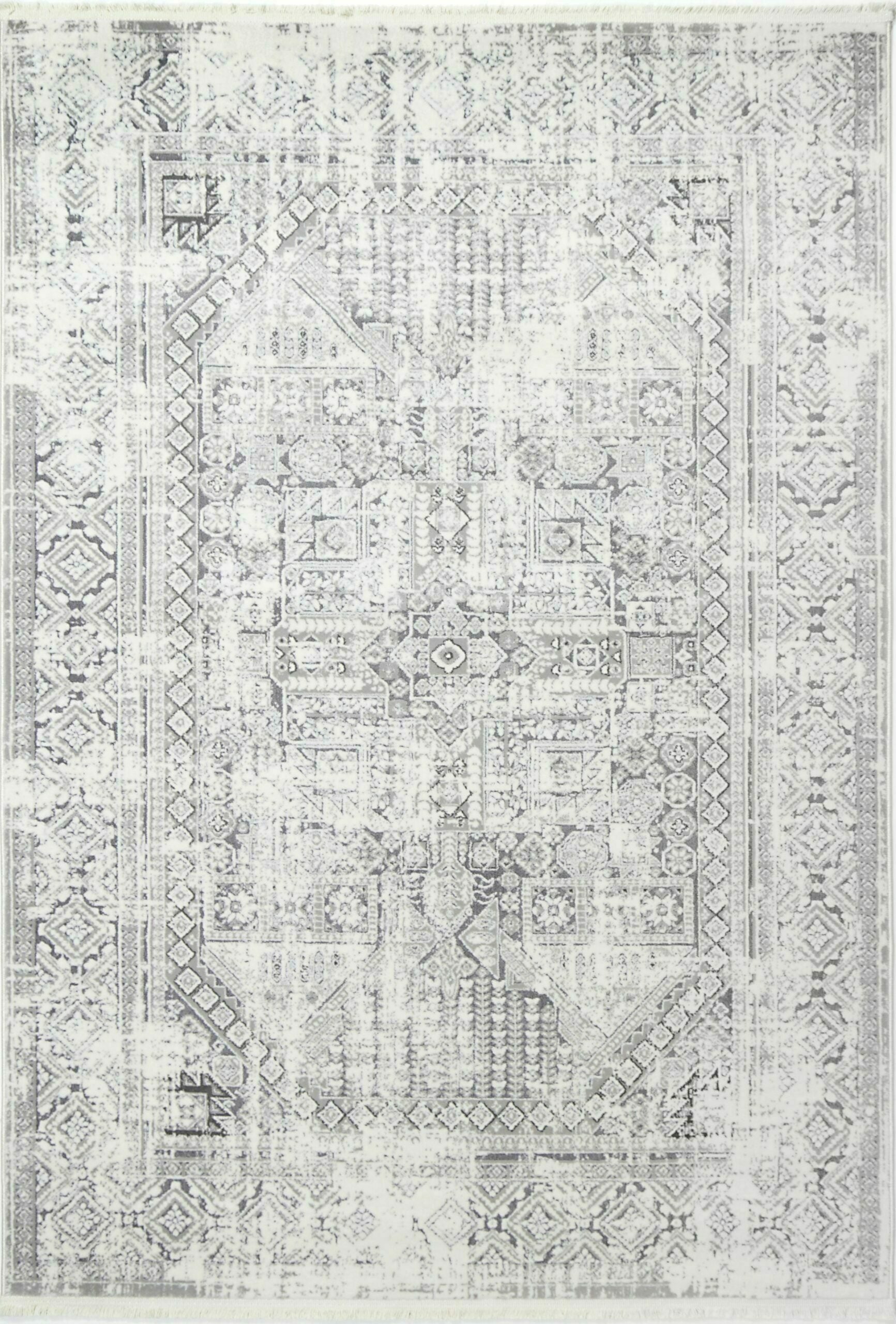 Cordelia Panel Grey Rug 160x230cm