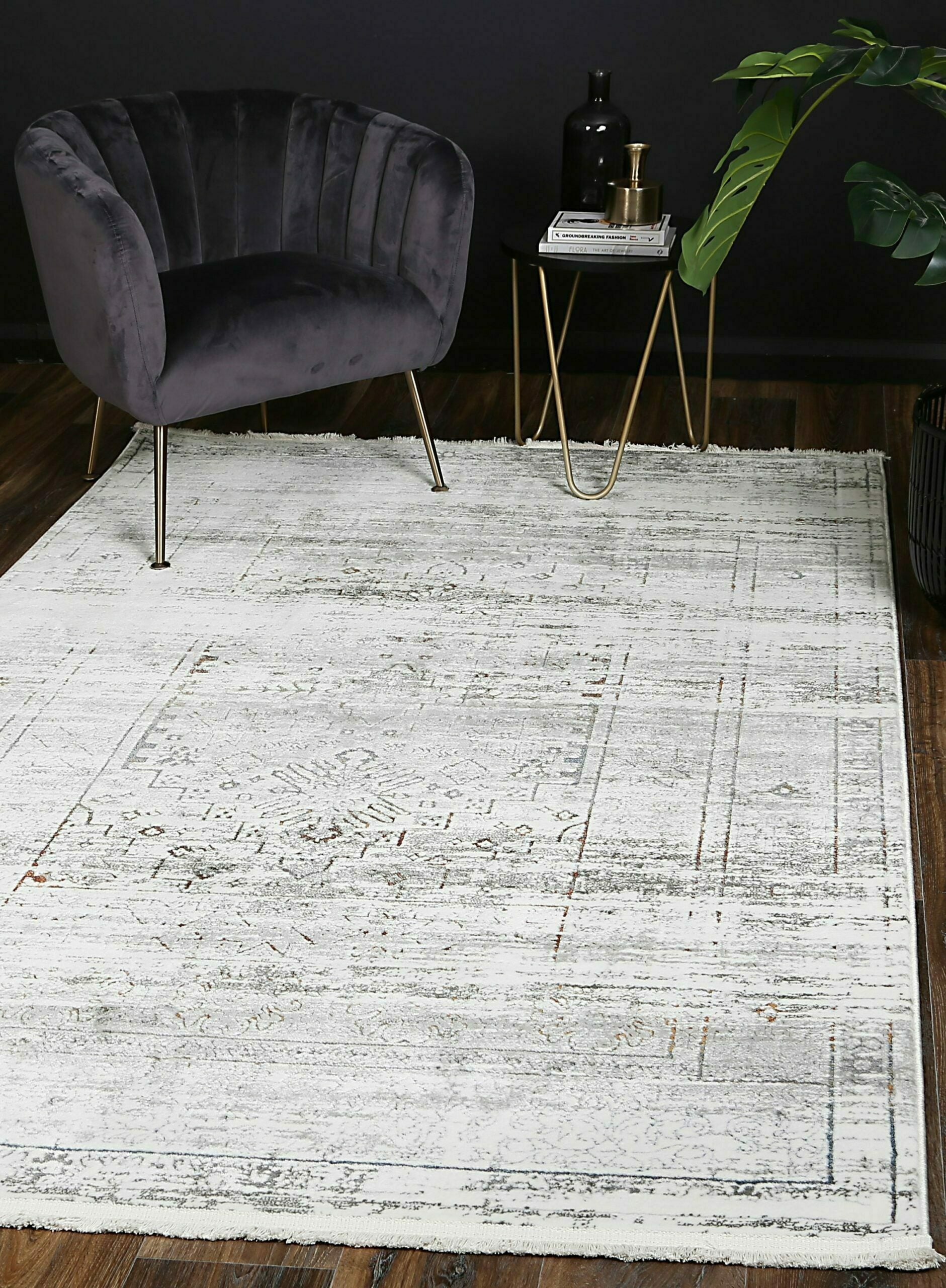 Cordelia Traditional Grey Multi Rug 160x230cm