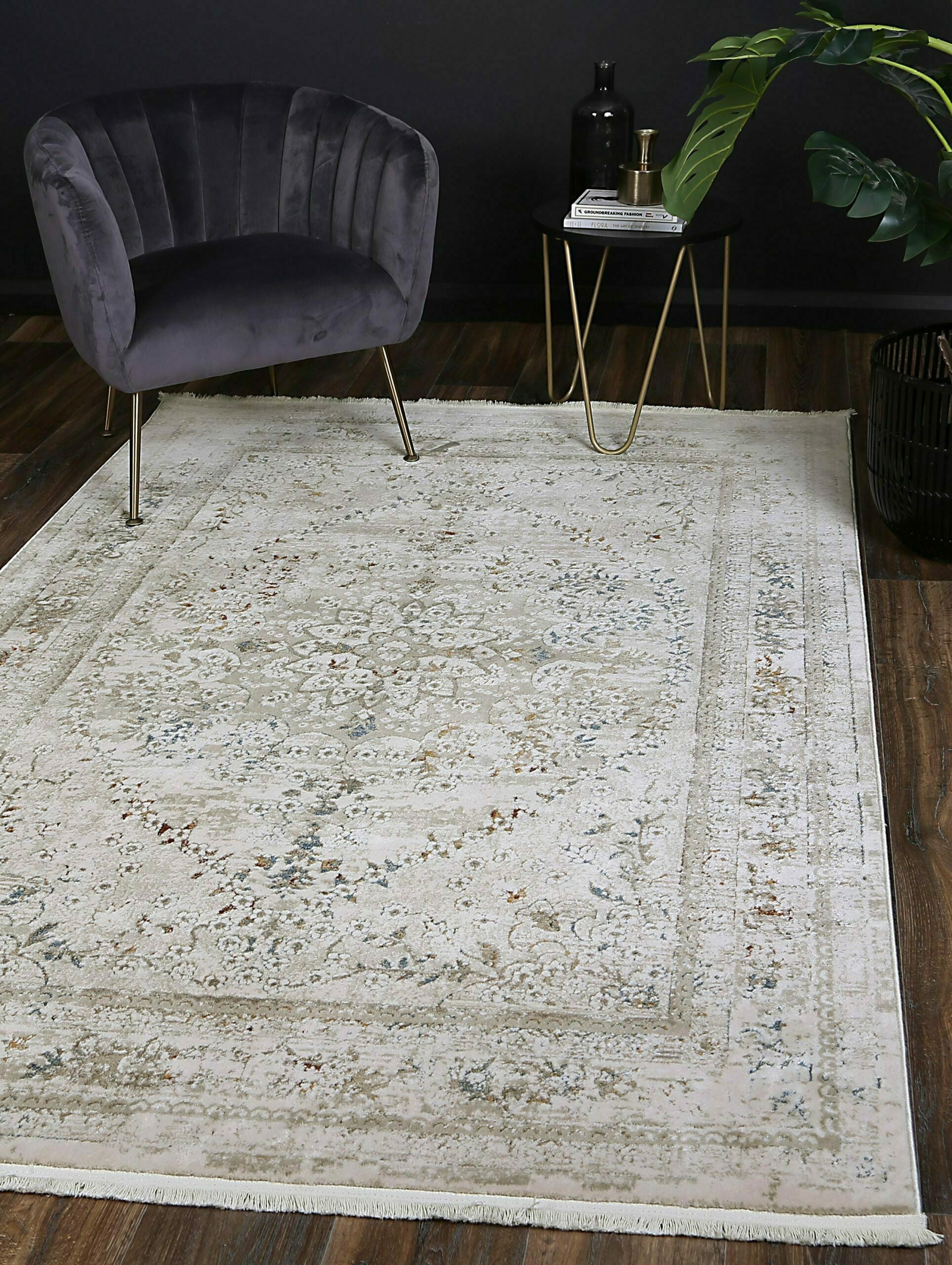 Cordelia Vintage Medalion Beige Multi Rug 160x230cm