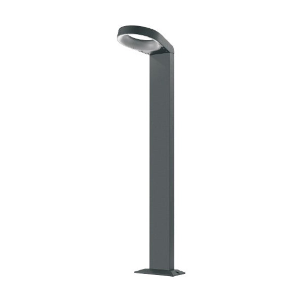 Bollard Light 7W Hoop Grey 3000K IP54 H800mm 211LM