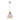 Pendant Light ES 40W White Ellipse OD205mmxL235mm