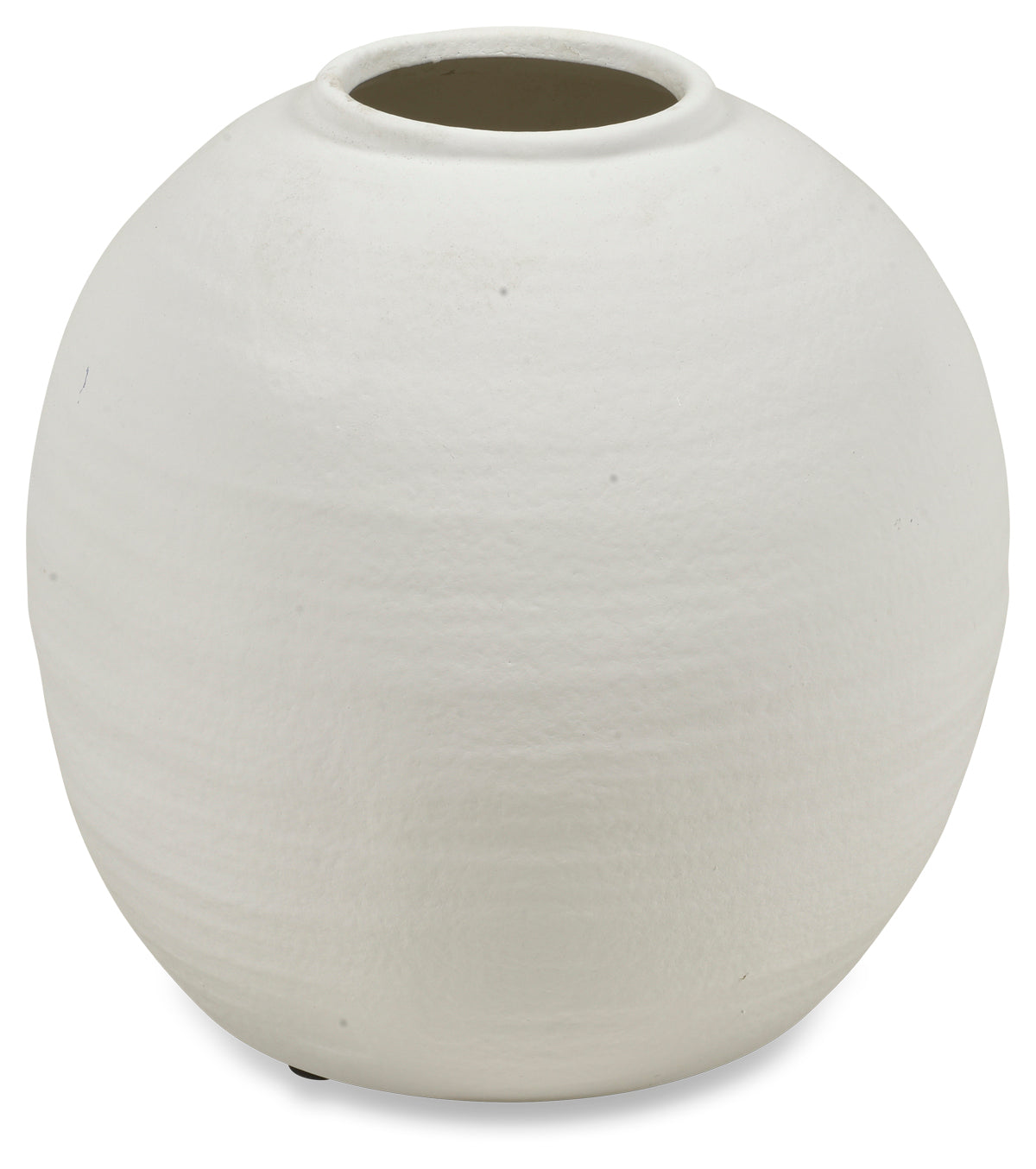 Nexos Round Ceramic Vase Medium - White