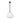 Pendant Light ES Matte Black / Frosted (Matte) Tipped Dome Glass OD280mm
