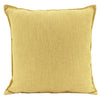Linen Yellow Cushion 45x45cm