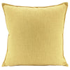 Linen Yellow Cushion 55x55cm