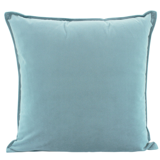 Velvet Cushion Steel Blue 45x45cm