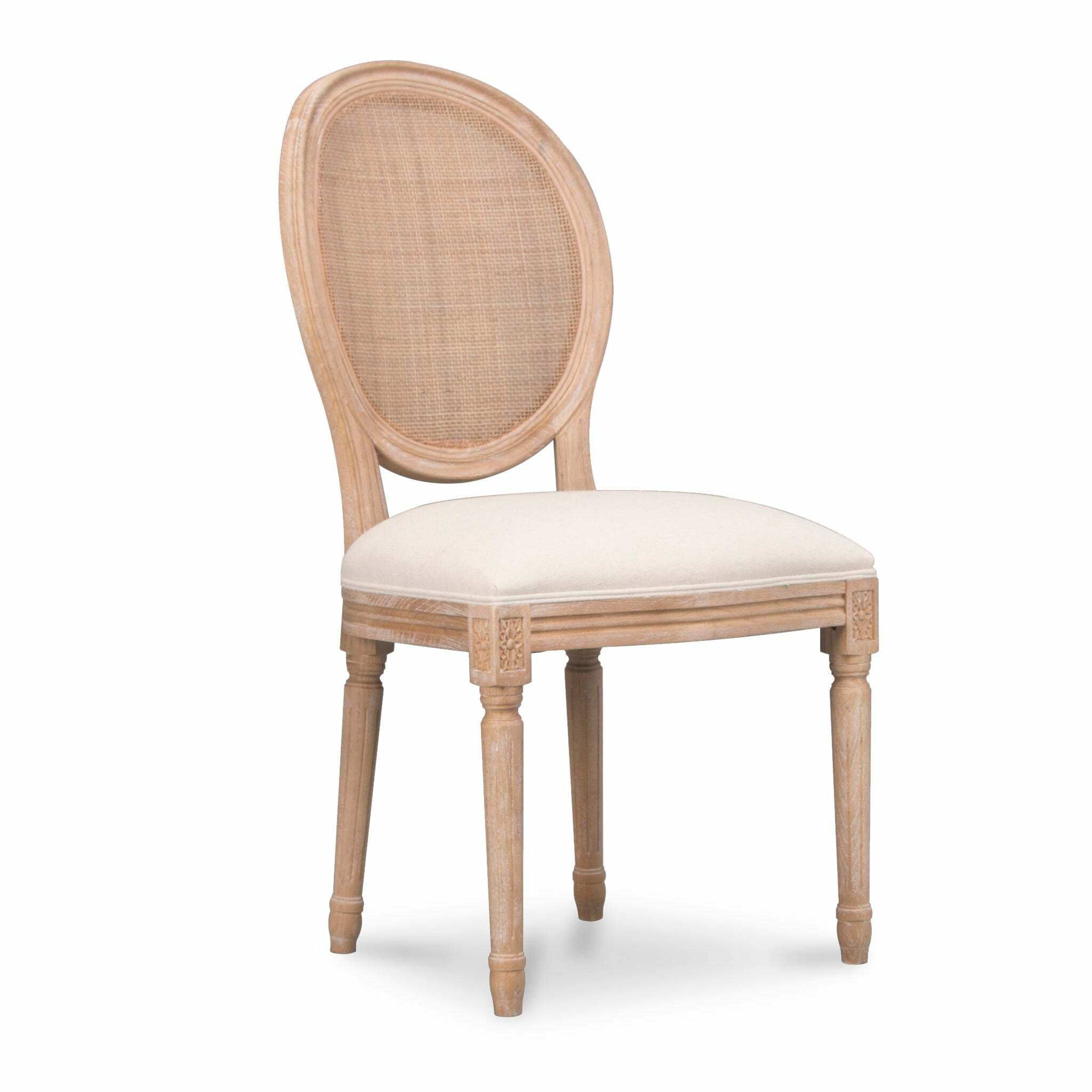 Lenora ELM Dining Chair - Light Beige (Set of 2)