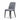 Emmitt Fabric Dining Chair - Pebble Grey in Black Legs (Set of 2)