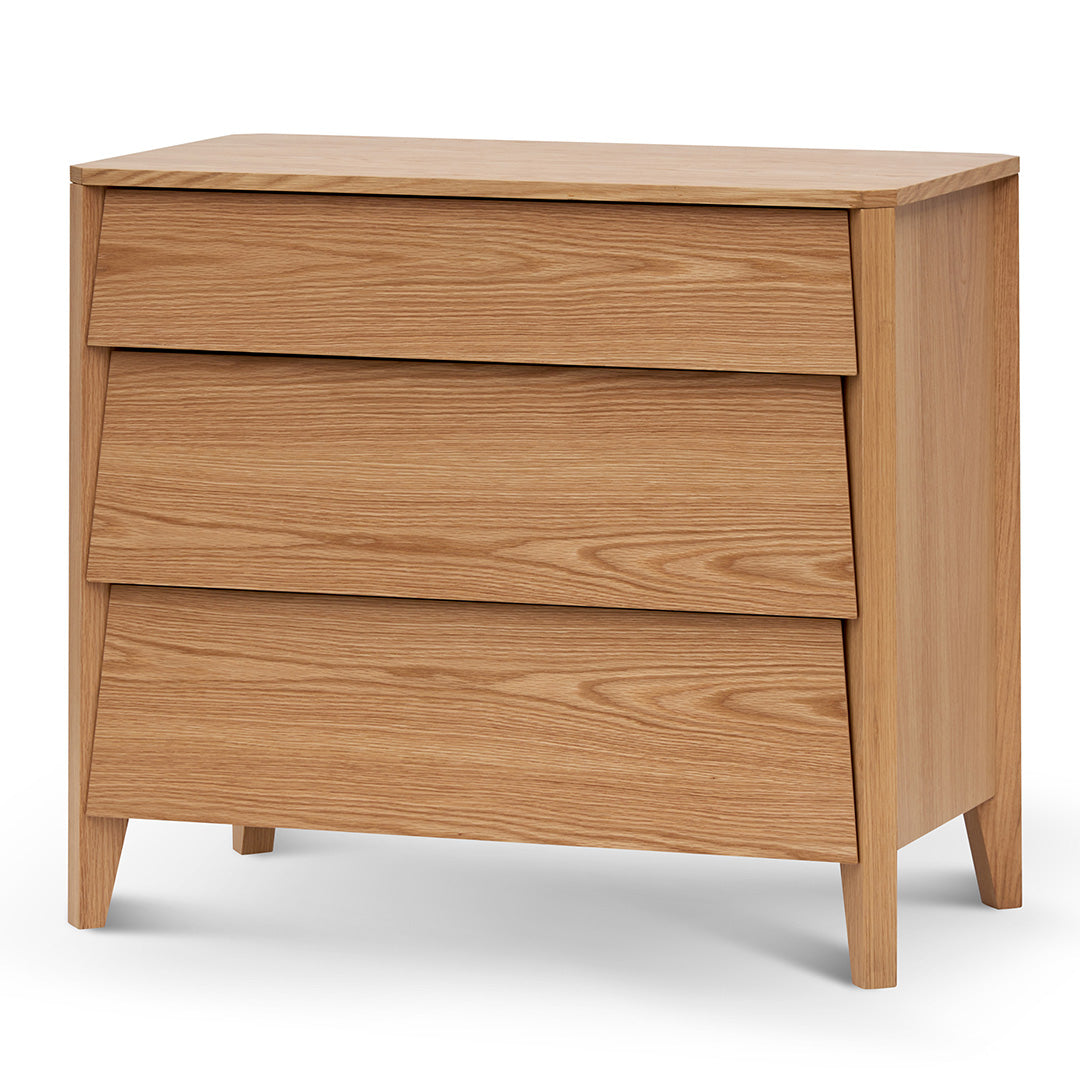 Macias 3 Drawers Dresser Unit - Natural Oak