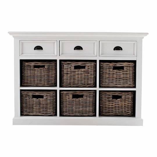 Halifax Large Coastal Buffet with 6 Baskets