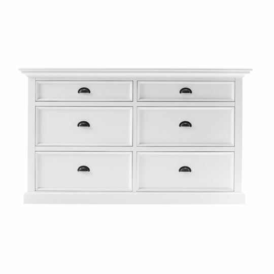 Halifax Hamptons Style Dresser - White