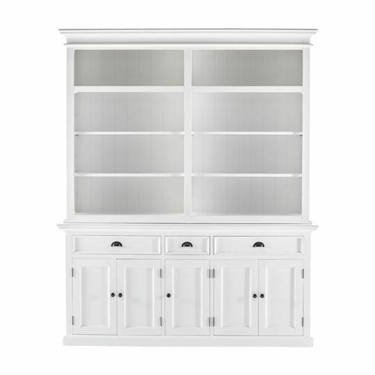 Halifax Hampton Hutch Bookcase 5 Doors 3 Drawers