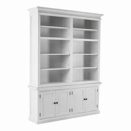 Halifax Hampton Style Double-Bay Hutch Unit