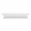 Halifax Mahogany Timber Wall Shelf, 60cm - White