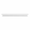 Halifax Mahogany Timber Wall Shelf, 120cm - White