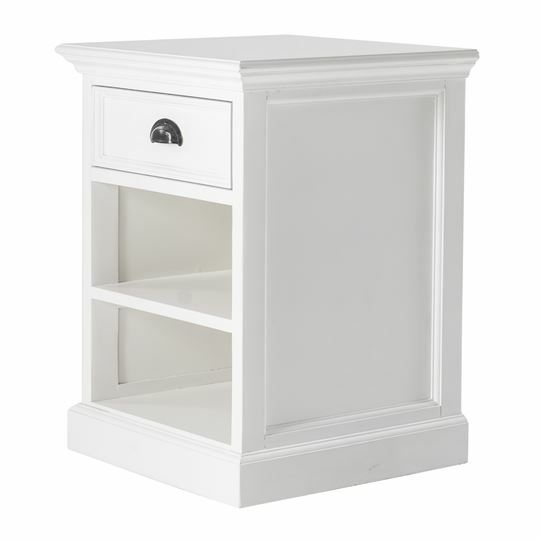 Halifax Hampton Bedside Table with Shelves