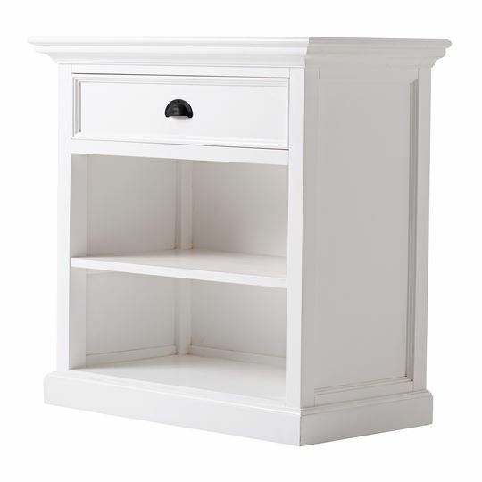 Halifax Grand Hampton Bedside Table with Shelves