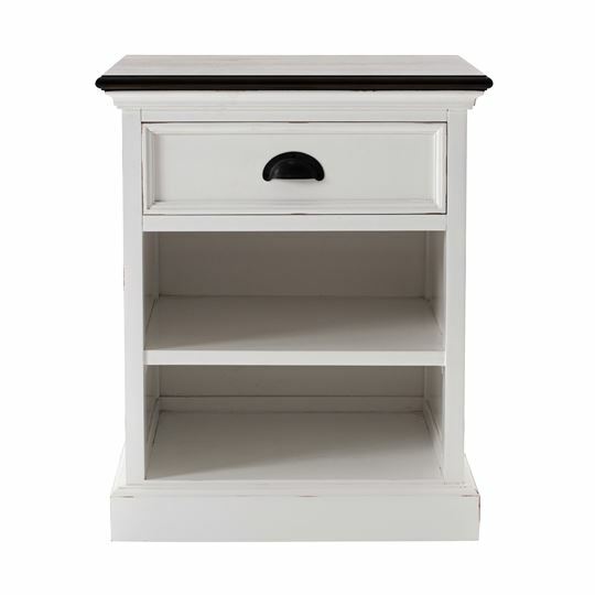 Halifax Hampton Accent Bedside Table with Shelves