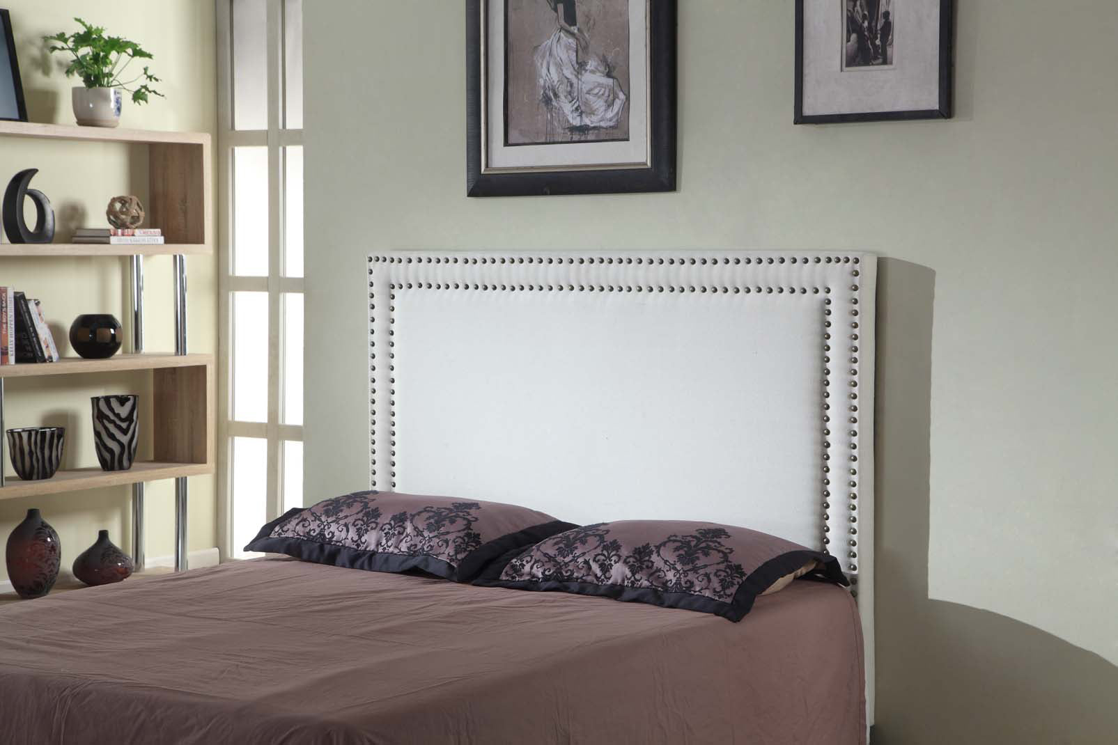 Elliot Headboard - Queen - White