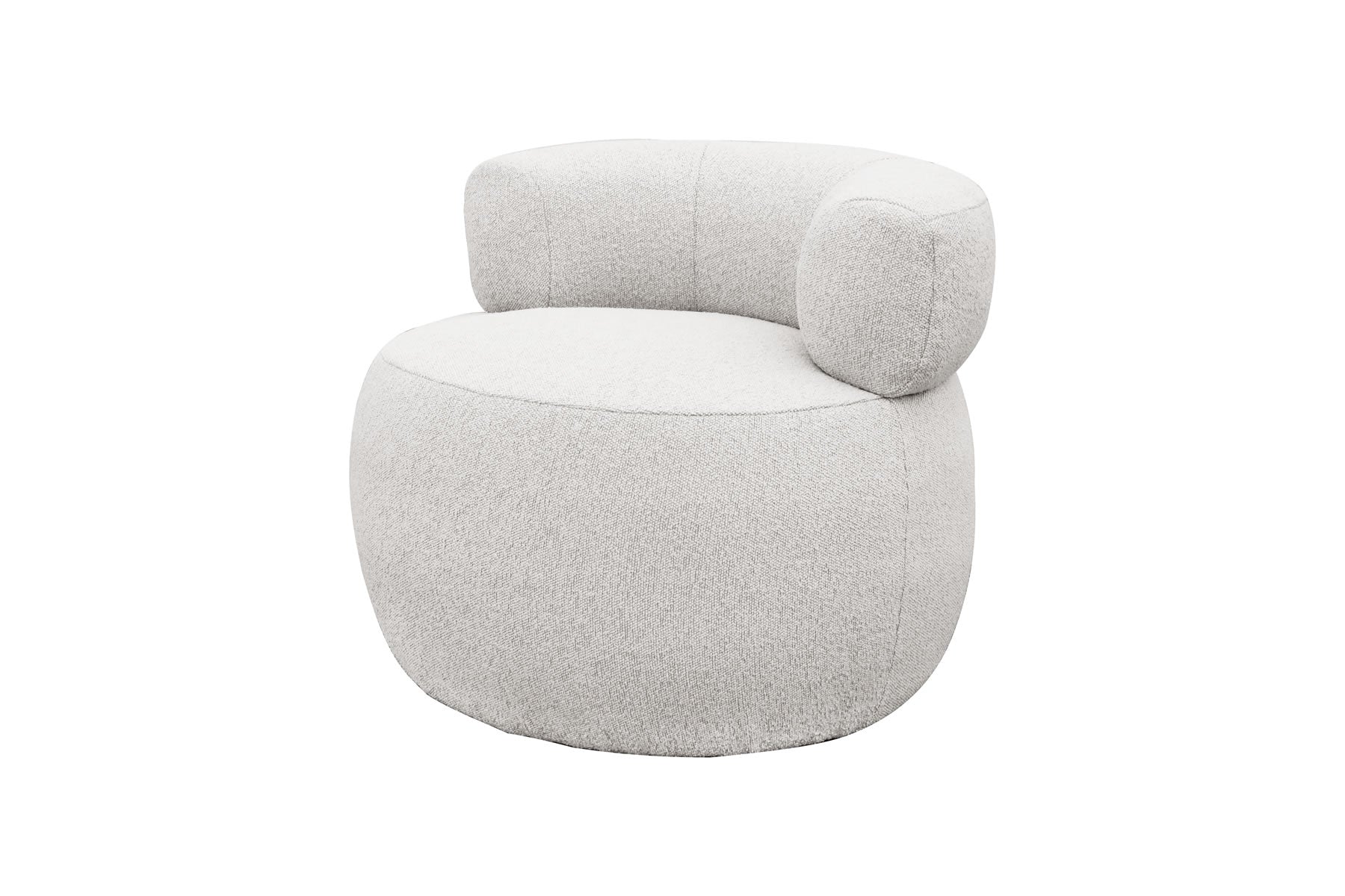 Fabio Swivel Occasional Chair - Natural