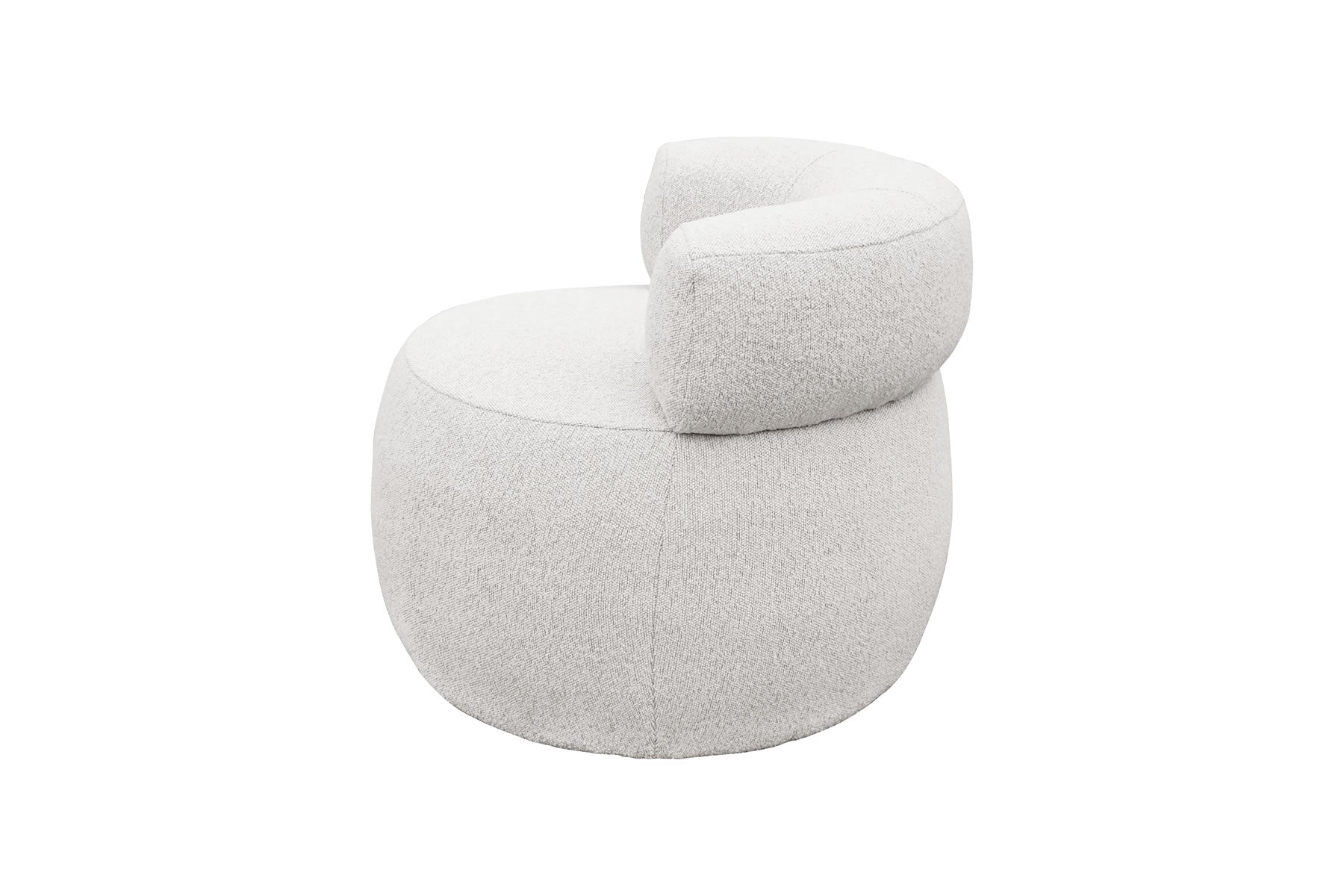 Fabio Swivel Occasional Chair - Natural