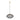 Pendant Light ES 60W Black Large Stainless Steel OD600mm