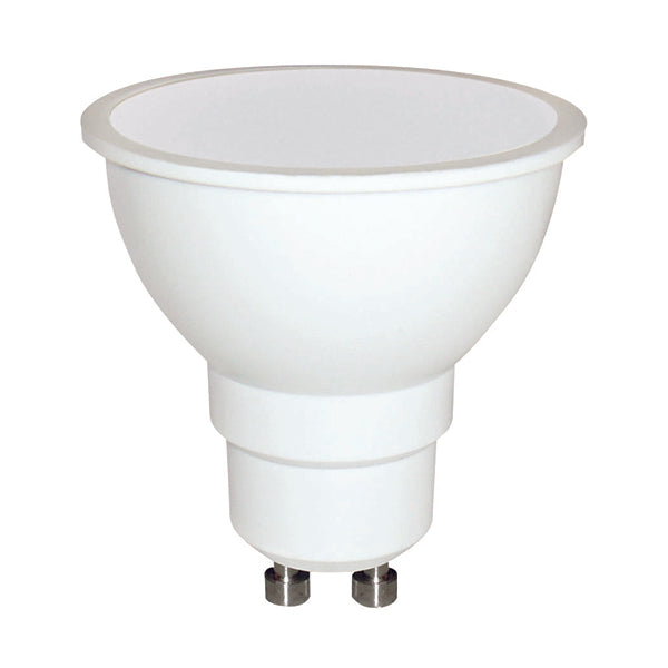 Globe LED GU10 6W 3000K Frosted White 470LM