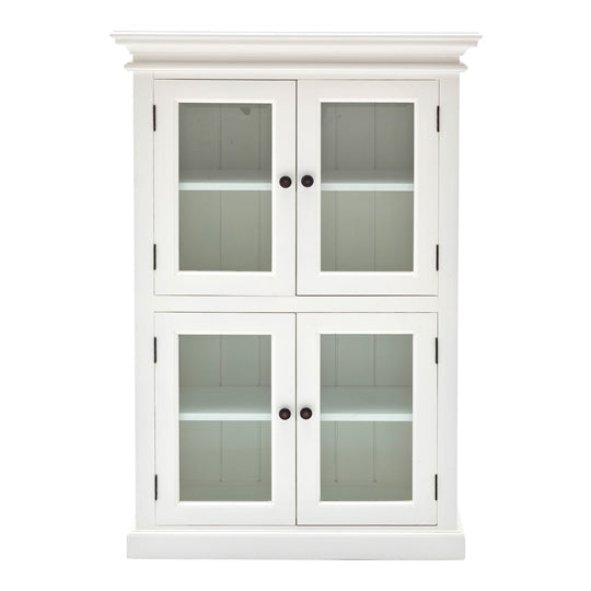 Halifax Hampton Style 2 Level Pantry with Glass Doors