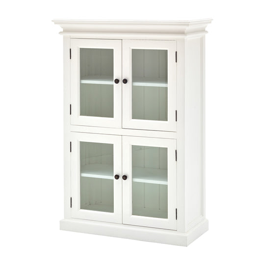 Halifax Hampton Style 2 Level Pantry with Glass Doors
