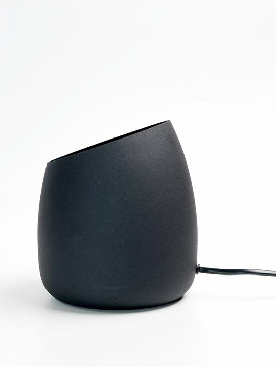 Chester Uplight Metal Table Lamp Globe Included - Black