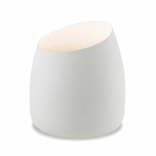 Chester Uplight Metal Table Lamp Globe Included - White