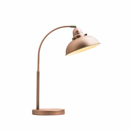 Manor Metal Table Lamp - Antique Copper