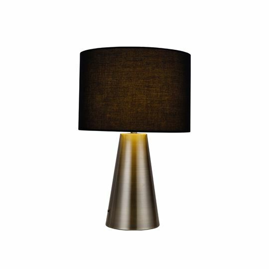 Tayla Touch Table Lamp - Black