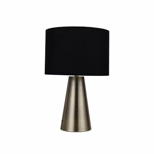 Tayla Touch Table Lamp - Black
