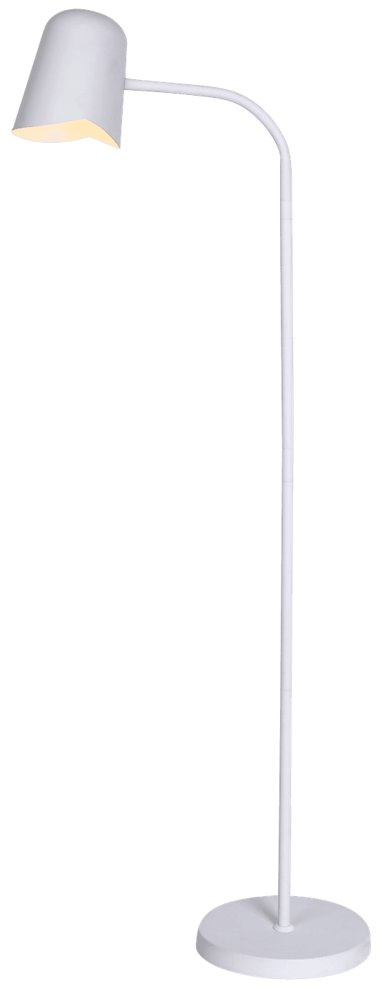 Peggy Flexible Reading Floor Lamp - White
