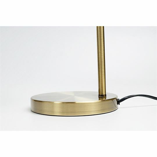 Manor Metal Floor Lamp - Weathered Brass