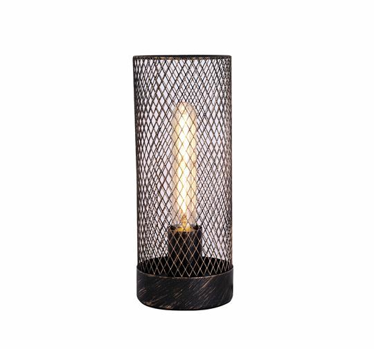 Clara Touch Table Lamp | LED Globe Included - Black
