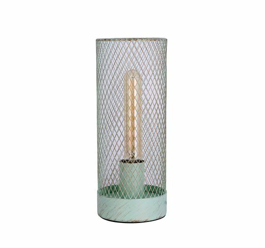 Clara Touch Table Lamp | LED Globe Included - Mint