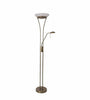 Frisco Mother & Child LED Floor Lamp - Antique Brass