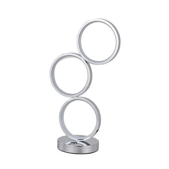 Iva LED Table Lamp - Chrome