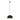 Pendant Light ES OD400mm Dome Black with Gold