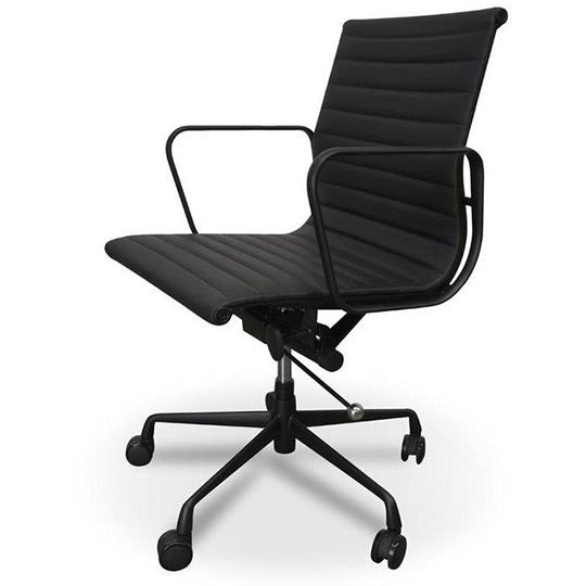 Floyd Low Back Office Chair - Full Black