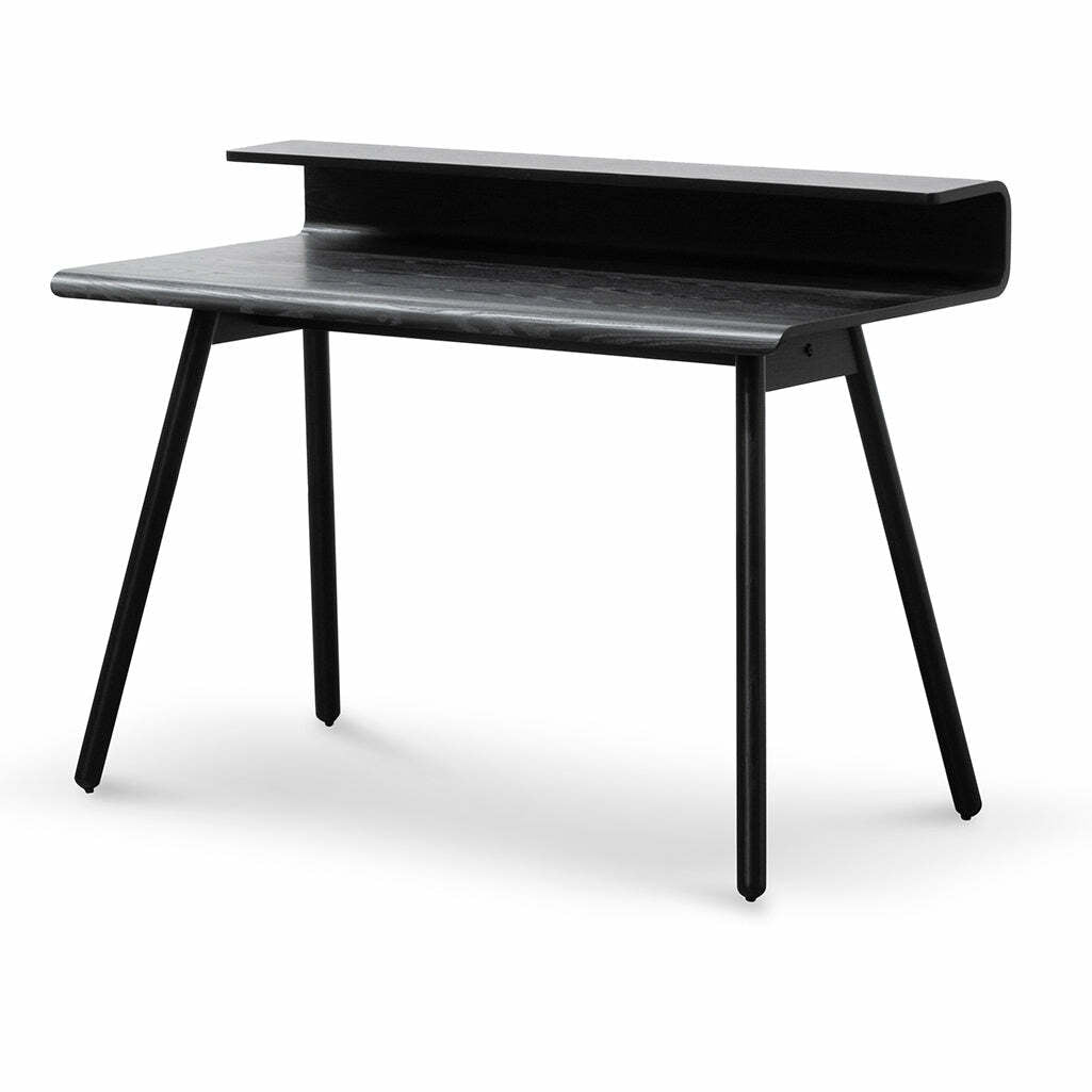Belinda Wooden Home Office Desk - Full Black
