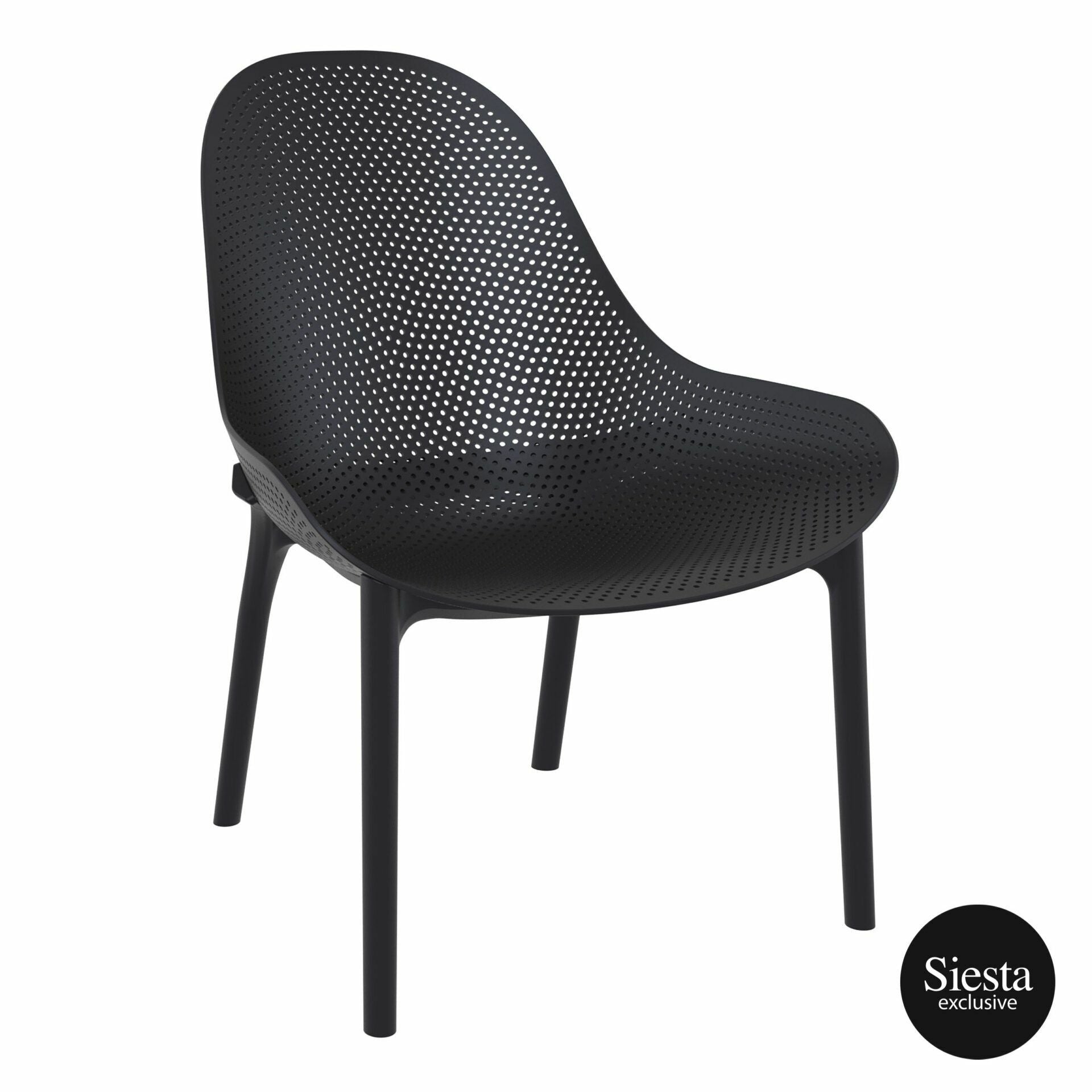 Sky Lounge 3 Piece Set with Side Table - Anthracite