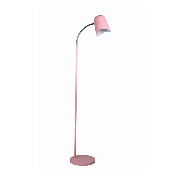 Floor Lamp ES Matte Pink Ellipse H1545mm Adjustable with wave edge
