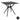 Monna 3 Piece Balcony Furniture Setting - Black